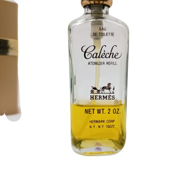 Collectible Vintage Hermes Vanity Container + Caleche EDT 2 oz, Spray Bottle - Picture 11 of 13